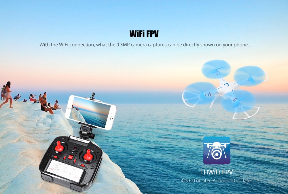 Τηλεκατευθυνόμενο Ελικόπτερο Quadcopter Drone με G-Sensor, Height Control, Hover Function 2.4GHz 6ch 3D-360 Degrees Eversion Explorer Helicopter για Απίθανα Ακροβατικά